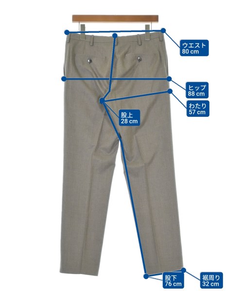 CARUSO（カルーゾ）スラックス グレー サイズ:-(S位) メンズ/2200653870038