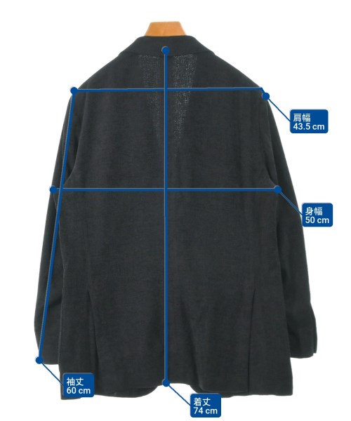 CARUSO（カルーゾ）テーラードジャケット 黒 サイズ:50(XL位) メンズ/2200661783030