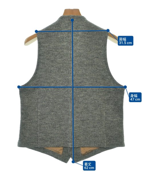 TETSU.s.p.a（テツ　エスピーエー）カジュアルシャツ グレー サイズ:L メンズ/2200623608012