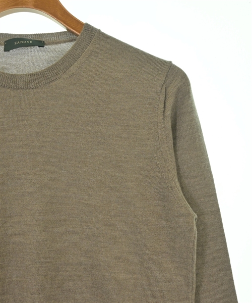 ZANONE（ザノーネ）ニット・セーター 茶 サイズ:44(S位) メンズ/2200621502060