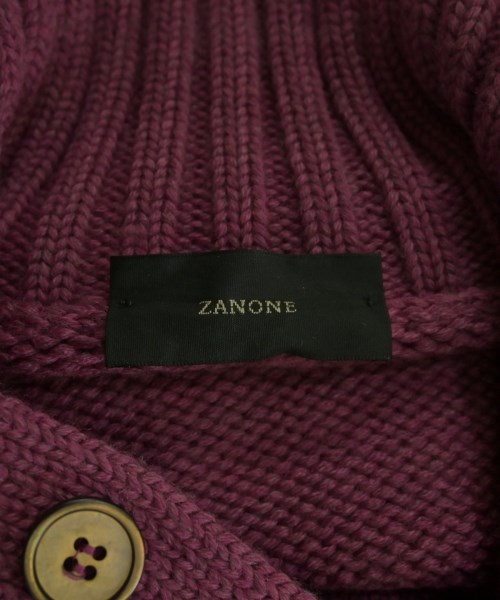 ZANONE（ザノーネ）カーディガン 紫 サイズ:48(L位) メンズ/2200622943022