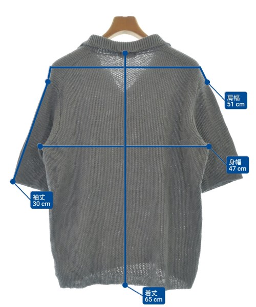 ZANONE（ザノーネ）Tシャツ・カットソー グレー サイズ:50(XL位) メンズ/2200643219021