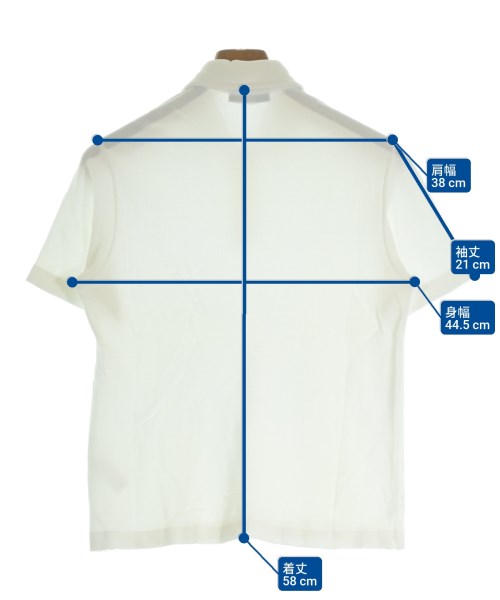 ZANONE（ザノーネ）ポロシャツ 白 サイズ:44(S位) メンズ/2200625280247