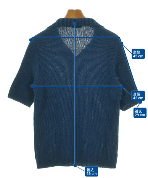 ZANONE（ザノーネ）ニット・セーター 紺 サイズ:46(M位) メンズ/2200632789047