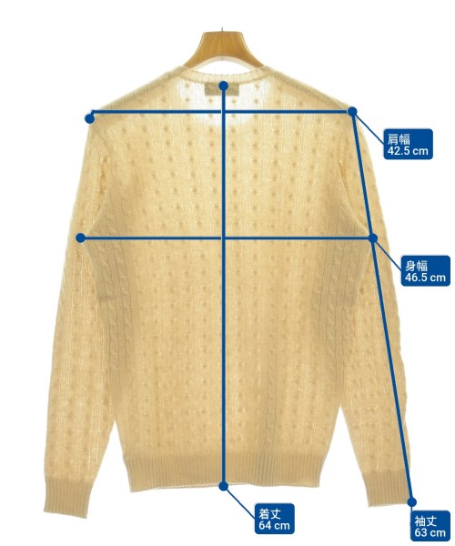 ZANONE（ザノーネ）ニット・セーター ベージュ サイズ:48(L位) メンズ/2200633410049