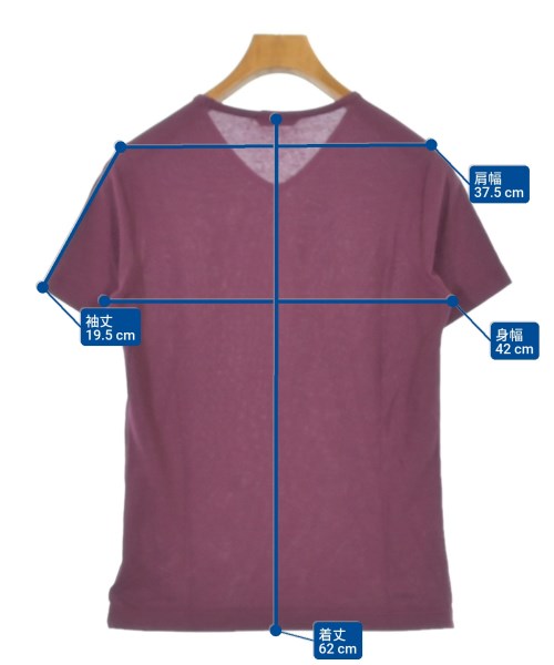 ZANONE（ザノーネ）Tシャツ・カットソー 赤 サイズ:44(S位) メンズ/2200612200036