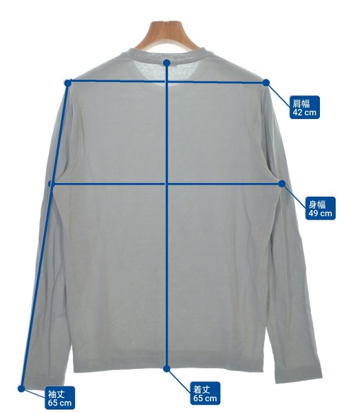 ZANONE（ザノーネ）Tシャツ・カットソー グレー サイズ:48(L位) メンズ/2200607006193