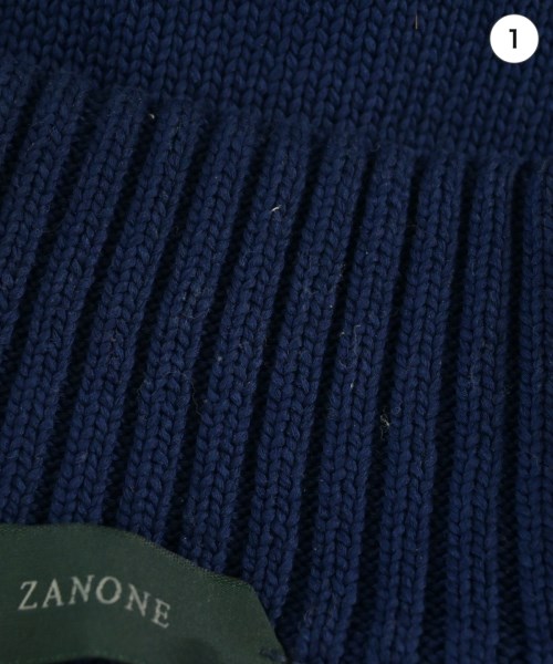 ZANONE（ザノーネ）カーディガン 青 サイズ:52(XXL位) メンズ/2200650650084
