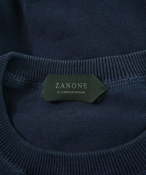 ZANONE（ザノーネ）ニット・セーター 青 サイズ:48(L位) メンズ/2200654098295