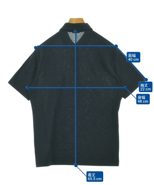 ZANONE（ザノーネ）ポロシャツ 紺 サイズ:48(L位) メンズ/2200647835104