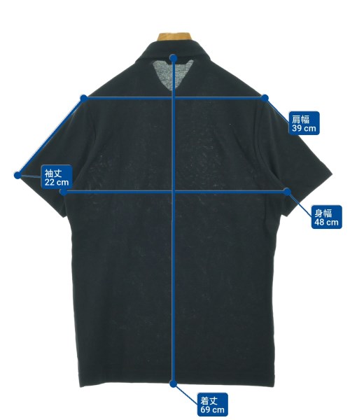 ZANONE（ザノーネ）ポロシャツ 紺 サイズ:48(L位) メンズ/2200647835111