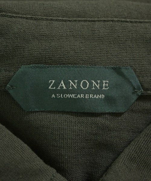ZANONE（ザノーネ）ポロシャツ カーキ サイズ:48(L位) メンズ/2200647835142