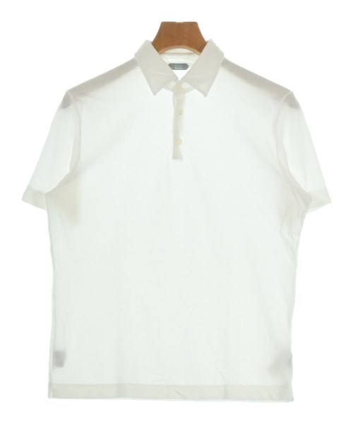 ZANONE(ザノーネ)ポロシャツ 白 サイズ:48(L位)/2200647835203
