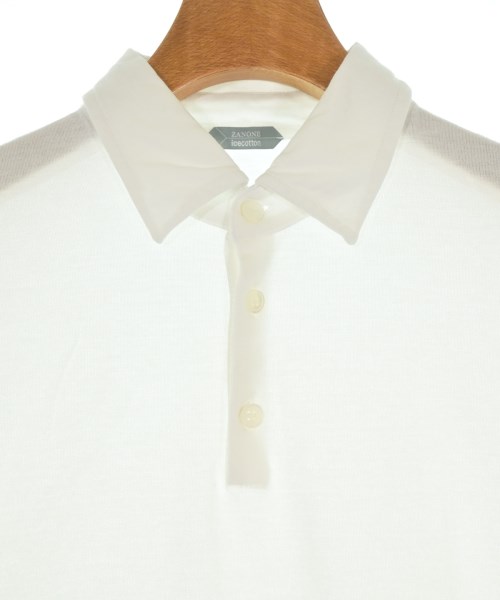ZANONE（ザノーネ）ポロシャツ 白 サイズ:48(L位) メンズ/2200647835203
