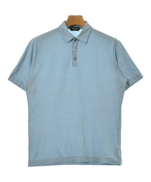 ZANONE(ザノーネ)ポロシャツ 青 サイズ:48(L位)/2200647835234