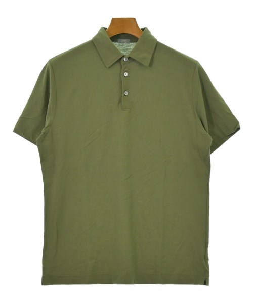 ZANONE(ザノーネ)ポロシャツ カーキ サイズ:48(L位)/2200647835241