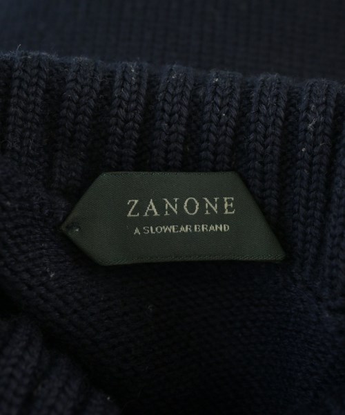 ZANONE（ザノーネ）ニット・セーター 紺 サイズ:50(XL位) メンズ/2200668407052