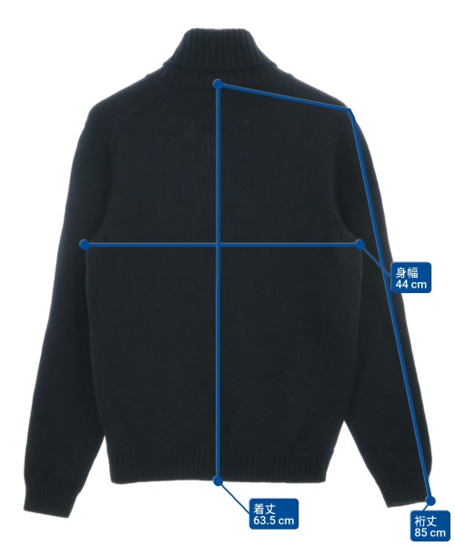 ZANONE（ザノーネ）ニット・セーター 紺 サイズ:50(XL位) メンズ/2200668407052