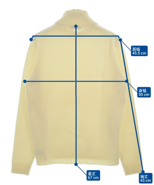 ZANONE（ザノーネ）ニット・セーター 白 サイズ:52(XXL位) メンズ/2200669302028