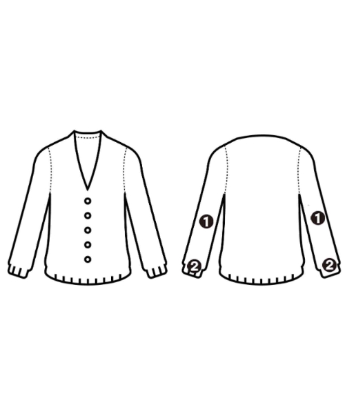 ZANONE（ザノーネ）カーディガン 青 サイズ:44(S位) メンズ/2200671366056