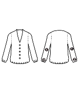 ZANONE（ザノーネ）カーディガン 青 サイズ:44(S位) メンズ/2200671366056