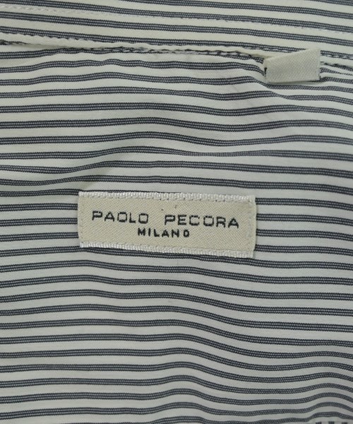 PAOLO PECORA（パオロ　ペコラ）ドレスシャツ 黒 サイズ:38(S位) メンズ/2200697686077