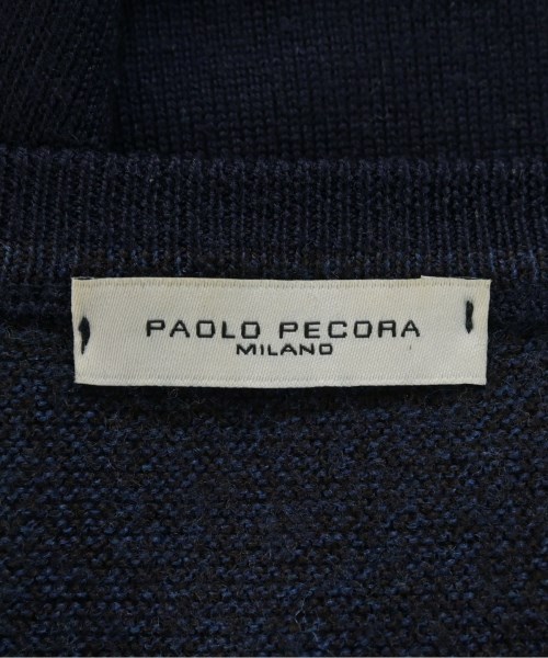 PAOLO PECORA（パオロ　ペコラ）ニット・セーター 紺 サイズ:XL メンズ/2200650173088