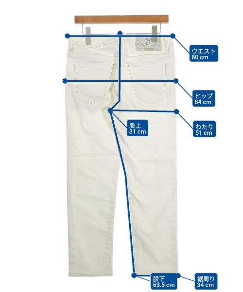 JACOB COHEN（ヤコブ　コーエン）デニムパンツ 白 サイズ:30(M位) メンズ/2200625303342