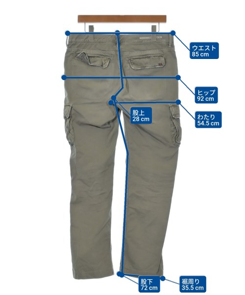 JACOB COHEN（ヤコブ　コーエン）カーゴパンツ カーキ サイズ:31(M位) メンズ/2200640119089