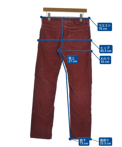 JACOB COHEN（ヤコブ　コーエン）その他 赤 サイズ:29(S位) メンズ/2200624597018