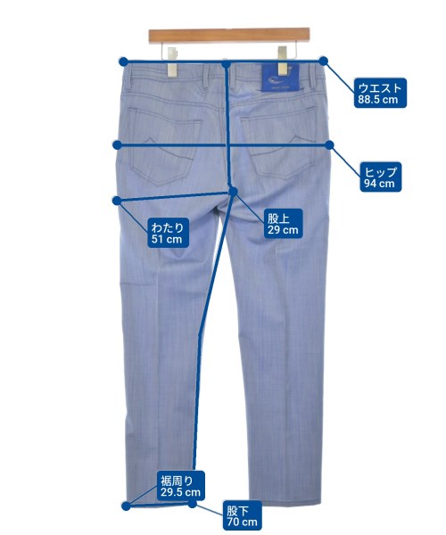 JACOB COHEN（ヤコブ　コーエン）スラックス 紺 サイズ:32(L位) メンズ/2200629003071