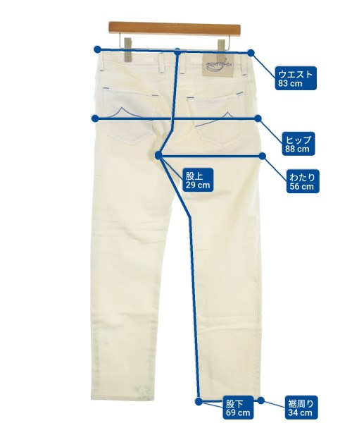JACOB COHEN（ヤコブ　コーエン）デニムパンツ 白 サイズ:32(L位) メンズ/2200670208128