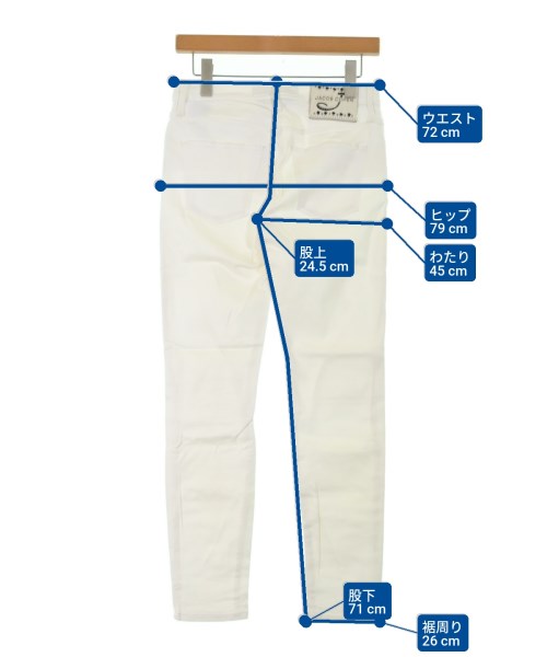 JACOB COHEN（ヤコブ　コーエン）デニムパンツ 白 サイズ:28(L位) レディース/2200654922088