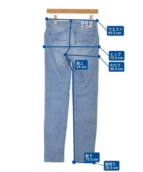 JACOB COHEN（ヤコブ　コーエン）デニムパンツ 青 サイズ:27(M位) レディース/2200654922125