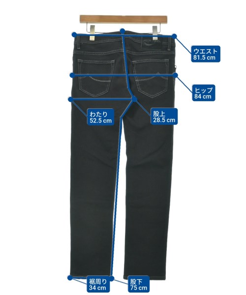 JACOB COHEN（ヤコブ　コーエン）デニムパンツ 黒 サイズ:31(M位) メンズ/2200645983203