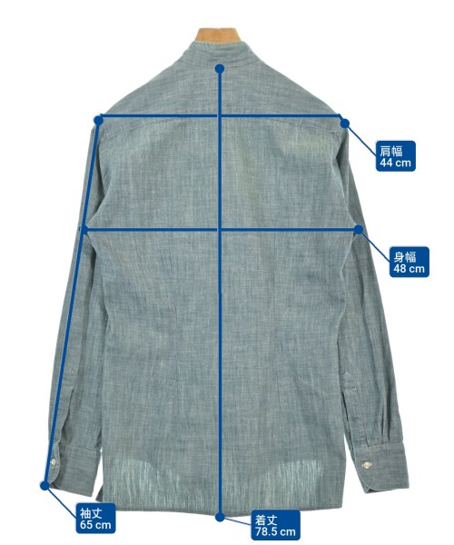 BARENA（バレナ）カジュアルシャツ 青 サイズ:46(M位) メンズ/2200680244031