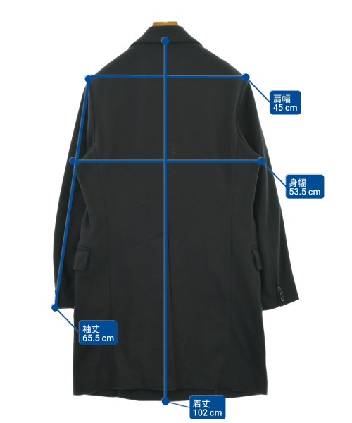 BARENA（バレナ）チェスターコート 紺 サイズ:48(L位) メンズ/2200656762125