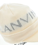 LANVIN SPORT（ランバンスポーツ）ニットキャップ・ビーニー 白 サイズ:- レディース/2200670381029