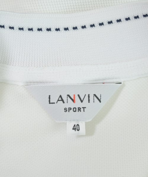 LANVIN SPORT（ランバンスポーツ）ポロシャツ 白 サイズ:40(M位) メンズ/2200673620255