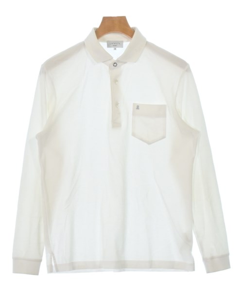 LANVIN SPORT(ランバンスポーツ)ポロシャツ 白 サイズ:38(S位)/2200680818096