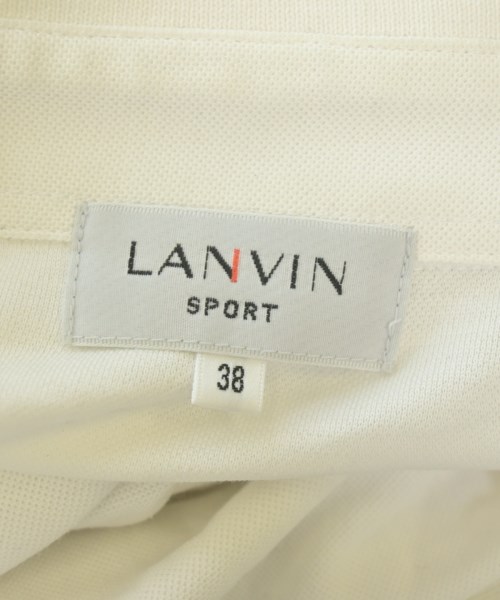 LANVIN SPORT（ランバンスポーツ）ポロシャツ 白 サイズ:38(S位) メンズ/2200680818096