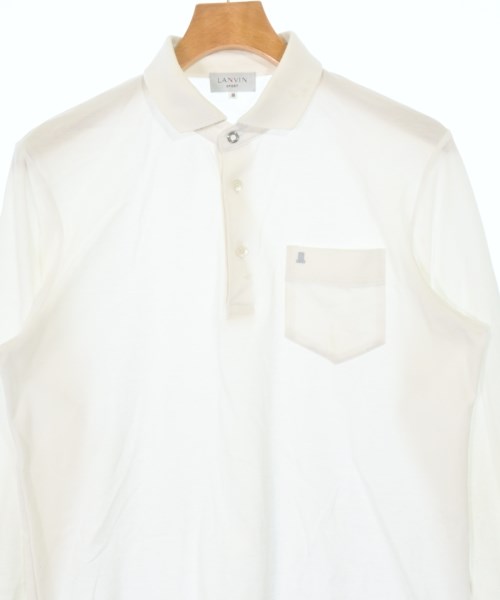 LANVIN SPORT（ランバンスポーツ）ポロシャツ 白 サイズ:38(S位) メンズ/2200680818096