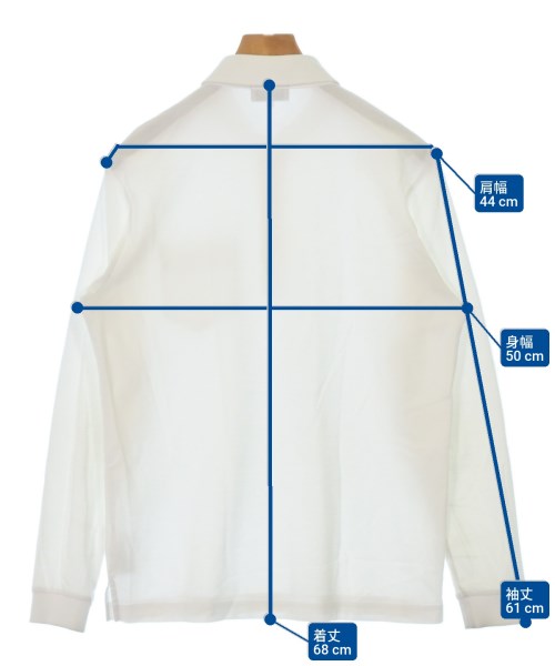 LANVIN SPORT（ランバンスポーツ）ポロシャツ 白 サイズ:38(S位) メンズ/2200680818096