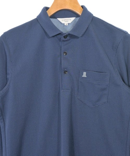 LANVIN SPORT（ランバンスポーツ）ポロシャツ 紺 サイズ:38(S位) メンズ/2200680818102