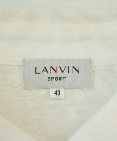 LANVIN SPORT（ランバンスポーツ）ポロシャツ 白 サイズ:40(M位) メンズ/2200694938025