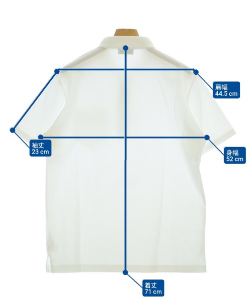 LANVIN SPORT（ランバンスポーツ）ポロシャツ 白 サイズ:40(M位) メンズ/2200694938025