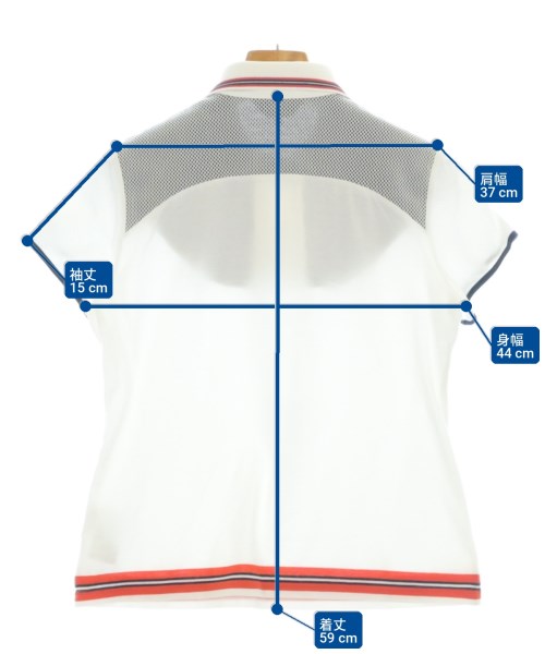 LANVIN SPORT（ランバンスポーツ）ポロシャツ 白 サイズ:40(M位) レディース/2200712394048