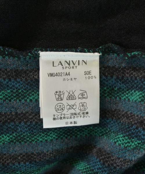 LANVIN SPORT（ランバンスポーツ）ニット・セーター 黒 サイズ:38(S位) メンズ/2200699021234