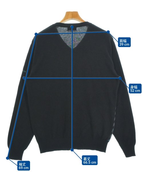 LANVIN SPORT（ランバンスポーツ）ニット・セーター 黒 サイズ:38(S位) メンズ/2200699021234