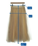 FABIANA FILIPPI（ファビアナフィリッピ）ロング・マキシ丈スカート ベージュ サイズ:40(M位) レディース/2200652438161